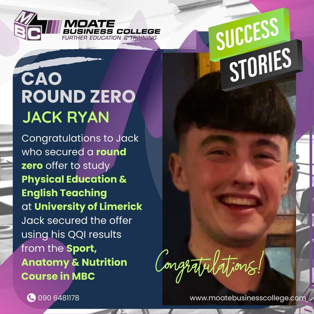 CAO Round Zero: PE Teaching at University of Limerick